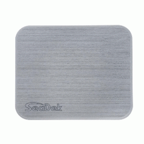 SeaDek YETI Roadie 24 Cooler Top 5mm Storm Grey SeaDek Logo Brushed